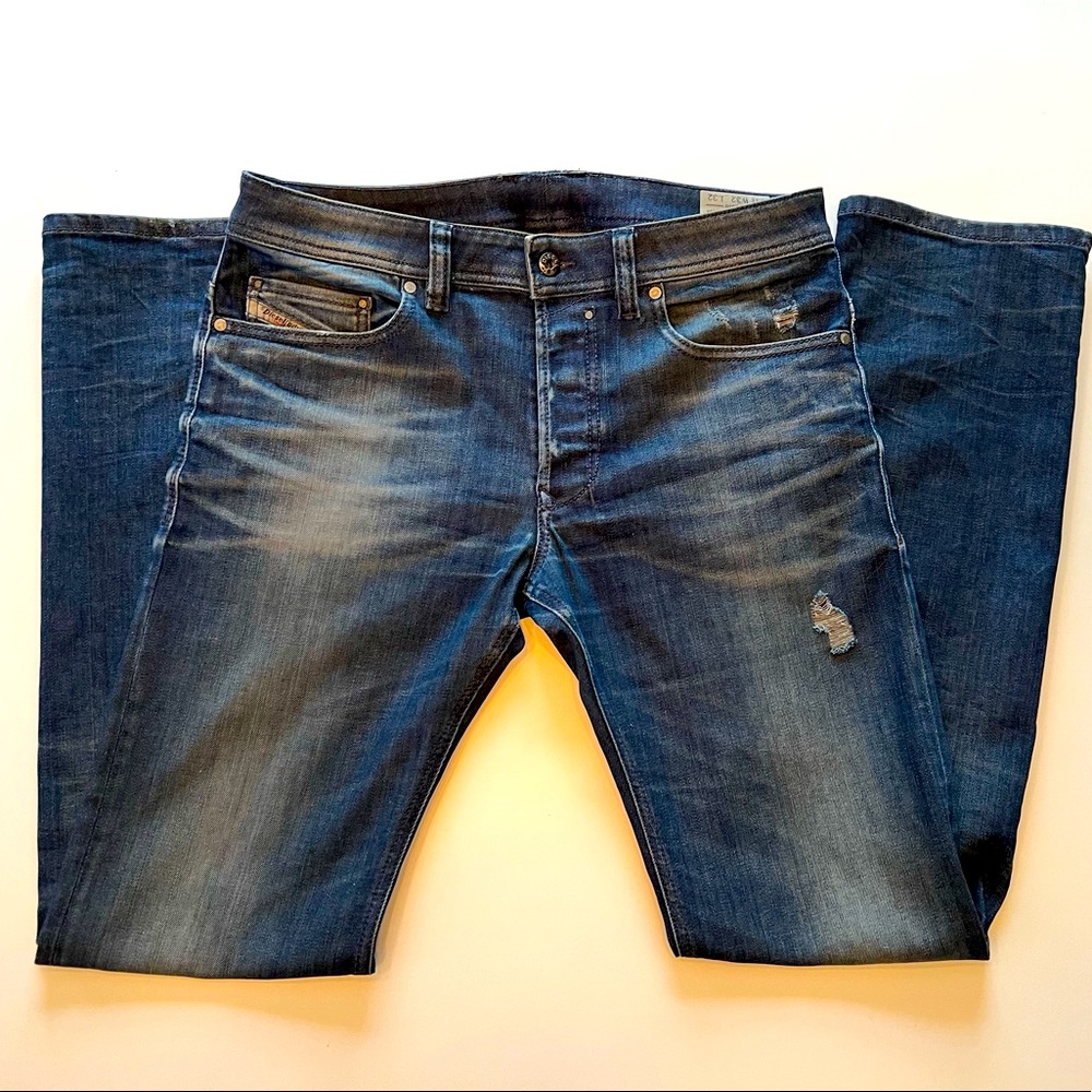 Diesel Safado 0838D Stretch Regular Slim-Straight fit 32 x 32 denim jeans
